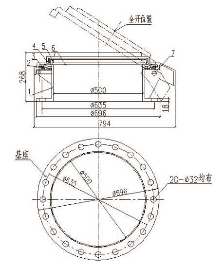 壓力真空釋放閥結(jié)構(gòu)圖